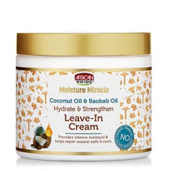 African Pride Moisture Miracle Hydrate & Strengthen Leave-In Cream 15oz