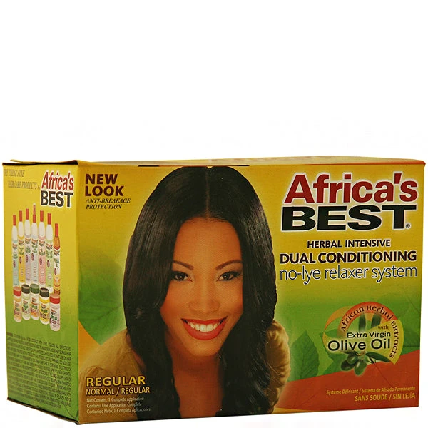 Africa's Best Dual Conditioning No-Lye Relaxer System Kit - Regular 1 Africa's Best Dual Conditioning No-Lye Relaxer System Kit - Regular
