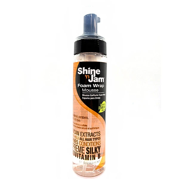 Ampro Pro STYL Shine N' Jam Foaming Wrap Mousse 8oz 1 Ampro Pro STYL Shine N' Jam Foaming Wrap Mousse 8oz