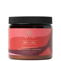 As I Am Long And Luxe Pomegranate & Passion Fruit GroWash 16oz