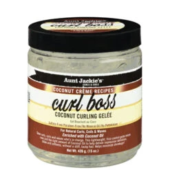 Aunt Jackie's Coconut Creme Curl Boss Coconut Curling Gelee 15oz