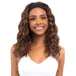 Bobbi Boss 100% Human Hair Headband Wig - MH1420 HB OCEAN WAVE