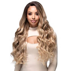 Bobbi Boss Human Hair Blend 13X4 Glueless HD Lace Wig - MBLF403 HANNIE
