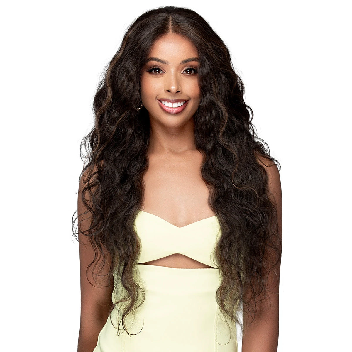 Bobbi Boss Human Hair Blend 13x4 HD Full Lace Wig - FLB001 RAVEN 1 Bobbi Boss Human Hair Blend 13x4 HD Full Lace Wig - FLB001 RAVEN