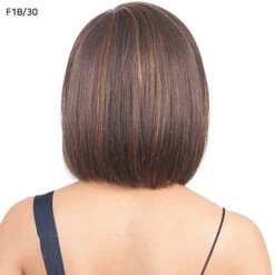 Bobbi Boss 100% Human Hair Sleek Bob Lace Front Wig - MHLF405 HH FLORA (5 Inch Deep Part) 5 Bobbi Boss 100% Human Hair Sleek Bob Lace Front Wig - MHLF405 HH FLORA (5 Inch Deep Part) -Wigs Online Shop bobbi boss human hair sleek bob lace front wig mhlf405 hh flora 2