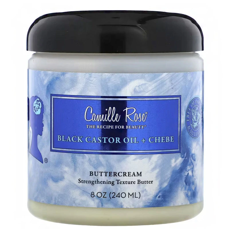 Camille Rose Black Castor Oil + Chebe Butter Cream 8oz 1 Camille Rose Black Castor Oil + Chebe Butter Cream 8oz