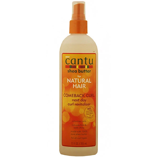 Cantu Shea Butter Natural Hair Comeback Curl Next Day Curl Revitalizer 12oz 1 Cantu Shea Butter Natural Hair Comeback Curl Next Day Curl Revitalizer 12oz