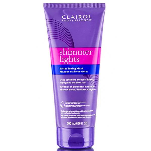Clairol Shimmer Lights Violet Toning Mask 6.76oz 1 Clairol Shimmer Lights Violet Toning Mask 6.76oz