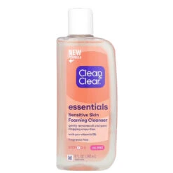 Clean & Clear Essentials Sensitive Skin Foaming Cleanser 8oz