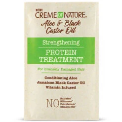 Creme Of Nature Aloe & Black Castor Oil Strengthening Protein Treatment 1.5oz