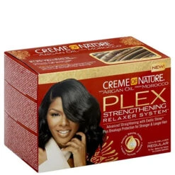 Creme Of Nature Argan Oil Plex Strengthening Relaxer System Regular
