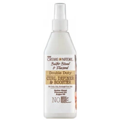 Creme Of Nature Butter Blend & Flaxseed Double Duty Double Duty Curl Definer & Booster 12oz