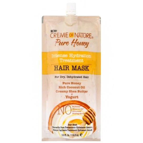 Creme Of Nature Pure Honey Intense Hydration Treatment Hair Mask 3.8oz - Yogurt 1 Creme Of Nature Pure Honey Intense Hydration Treatment Hair Mask 3.8oz - Yogurt