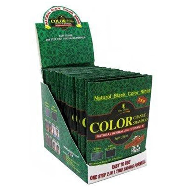 Deity Color Change Shampoo Natural Black Color Rinse Packet 2 Deity Color Change Shampoo Natural Black Color Rinse Packet - Image 2