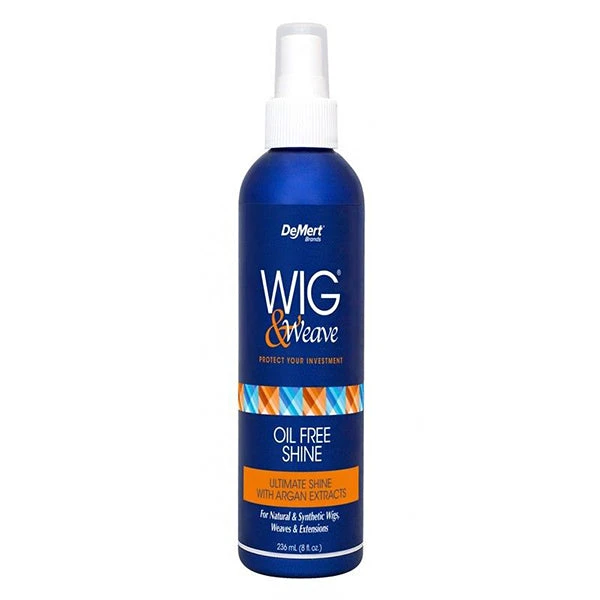 Demert Wig & Weave Oil Free Shine 8oz 1 Demert Wig & Weave Oil Free Shine 8oz