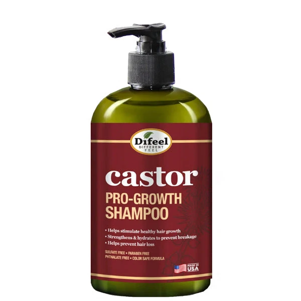 Difeel Castor Pro-Growth Shampoo 12oz 1 Difeel Castor Pro-Growth Shampoo 12oz