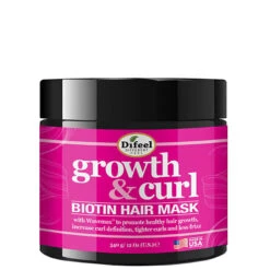 Difeel Growth & Curl Biotin Hair Mask 12oz