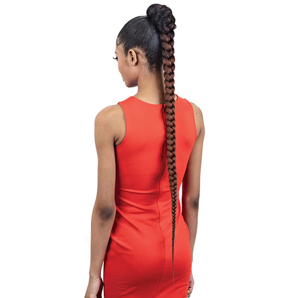 Freetress Equal Synthetic Drawstring Ponytail - PRE STRETCHED BRAIDED PONYTAIL 38 2 Freetress Equal Synthetic Drawstring Ponytail - PRE STRETCHED BRAIDED PONYTAIL 38 - Image 2