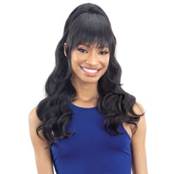Freetress Equal Synthetic Ponytail + Bang - LOOSE WAVE (2pcs)