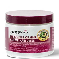 Groganics Head Full Of Hair Creme Hair Dress 6oz