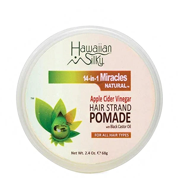 Hawaiian Silky 14 In 1 Miracles Apple Cider Vinegar Hair Strand Pomade With Black Castor Oil 2.4oz 1 Hawaiian Silky 14 In 1 Miracles Apple Cider Vinegar Hair Strand Pomade With Black Castor Oil 2.4oz
