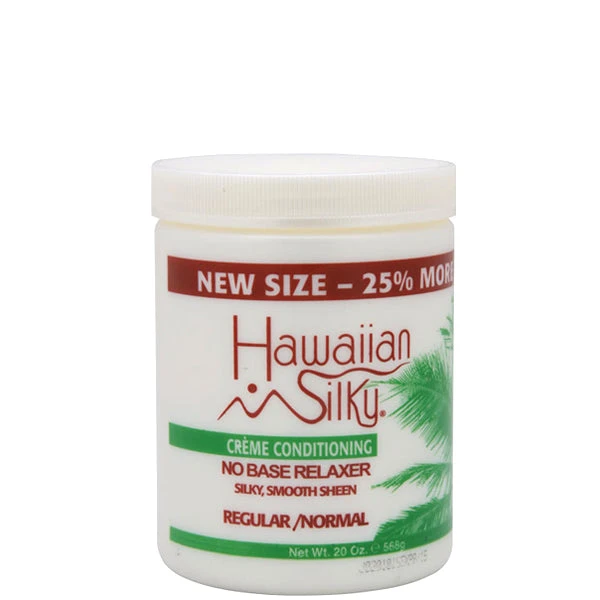 Hawaiian Silky No Base Relaxer Silky Smooth Sheen - Regular 20oz 1 Hawaiian Silky No Base Relaxer Silky Smooth Sheen - Regular 20oz