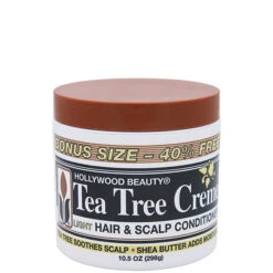 Hollywood Beauty Tea Tree Creme Light Hair & Scalp Conditioner 10.5oz