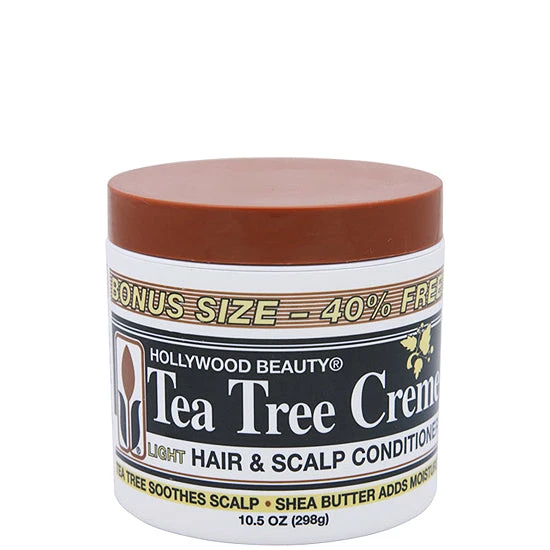 Hollywood Beauty Tea Tree Creme Light Hair & Scalp Conditioner 10.5oz 1 Hollywood Beauty Tea Tree Creme Light Hair & Scalp Conditioner 10.5oz