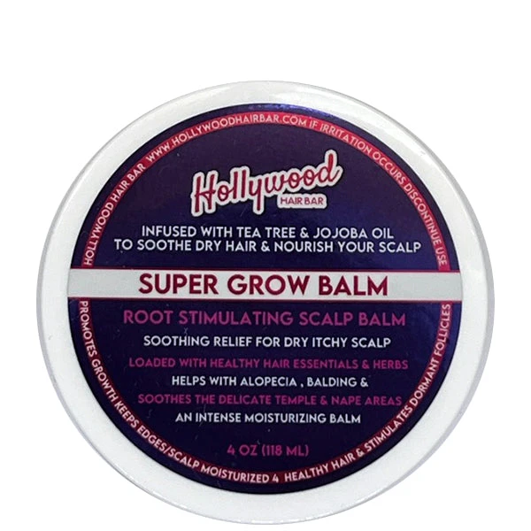 Hollywood Hair Bar Super Grow Balm 4oz 1 Hollywood Hair Bar Super Grow Balm 4oz