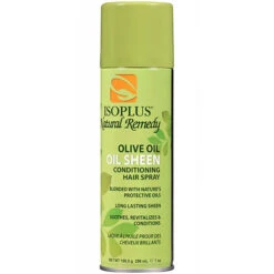 Isoplus Olive Oil Oil Sheen Conditioning Hair Spray 7 Oz