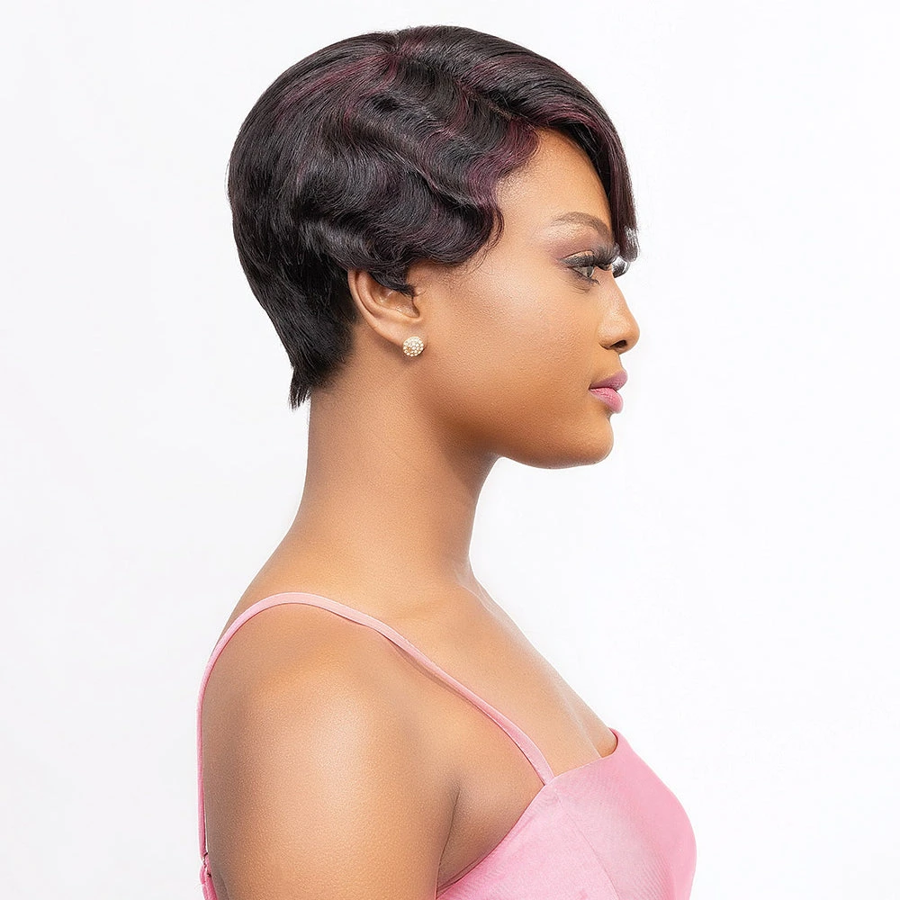 Janet Collection Lavish 100% Virgin Human Hair Deep Part Wig - DAMARI 4 Janet Collection Lavish 100% Virgin Human Hair Deep Part Wig - DAMARI - Image 4