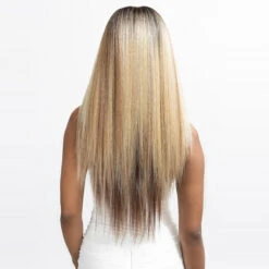 Janet Collection Melt Human Hair Blend 360 13x6 Glueless HD Lace Frontal Wig - DOMI -Wigs Online Shop janet collection melt human hair blend 360 13x6 glueless hd lace frontal wig domi 3