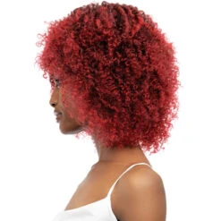 Janet Collection Natural Curly Synthetic Hair Wig - NATURAL AFRO LEON -Wigs Online Shop janet collection natural curly synthetic hair wig natural afro leon 4