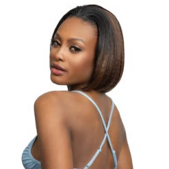 Janet Collection Remy Illusion Human Hair Blend Half Wig - GADI 5 Janet Collection Remy Illusion Human Hair Blend Half Wig - GADI -Wigs Online Shop janet collection remy illusion human hair blend half wig gadi 2