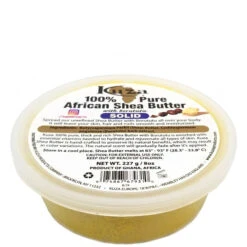 Kuza 100% African Shea Butter With Borututu Yellow Solid 8oz