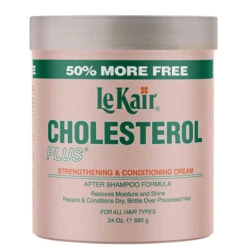 LeKair Cholesterol Plus Strengthening And Conditioning Cream 24oz
