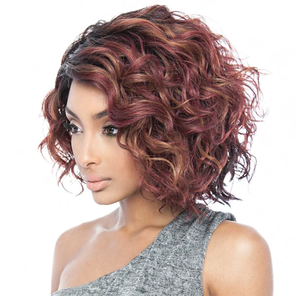 Mane Concept Brown Sugar Human Hair Blend Full Wig - BS120 5 Mane Concept Brown Sugar Human Hair Blend Full Wig - BS120 - Image 5