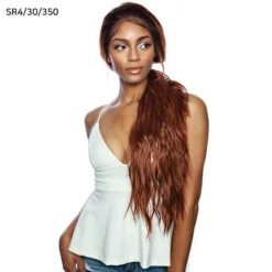 Mane Concept Brown Sugar Natural Hairline Human Hair Blend Lace Front Wig - BSN202 BRYCE -Wigs Online Shop mane concept brown sugar human hair blend lace front wig bsn202 bryce 2