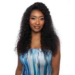 Mane Concept Trill 100% Human Hair Wet & Wavy 13x4 Glueless HD Lace Wig - TRE2166 WNW JERRY CURL 24