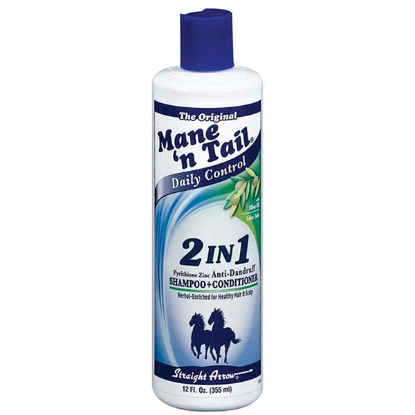 Mane'n Tail 2 In 1 Pyrithione Zinc Anti-Dandruff Shampoo + Conditioner 12oz 1 Mane'n Tail 2 In 1 Pyrithione Zinc Anti-Dandruff Shampoo + Conditioner 12oz