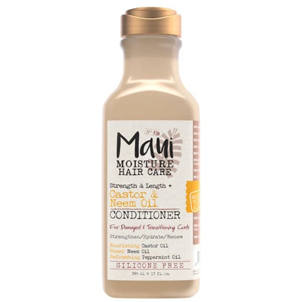 Maui Moisture Strength & Length+ Castor & Neem Oil Conditioner 13oz 1 Maui Moisture Strength & Length+ Castor & Neem Oil Conditioner 13oz