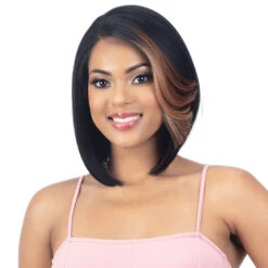 Mayde Beauty Mocha Human Hair Blend HD Lace Front Wig - ICE