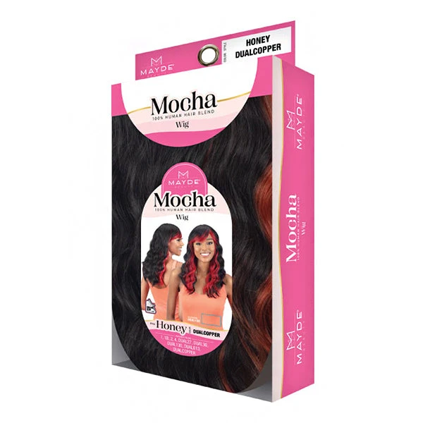 Mayde Beauty Human Hair Blend Mocha Wig - HONEY 13 Mayde Beauty Human Hair Blend Mocha Wig - HONEY - Image 13