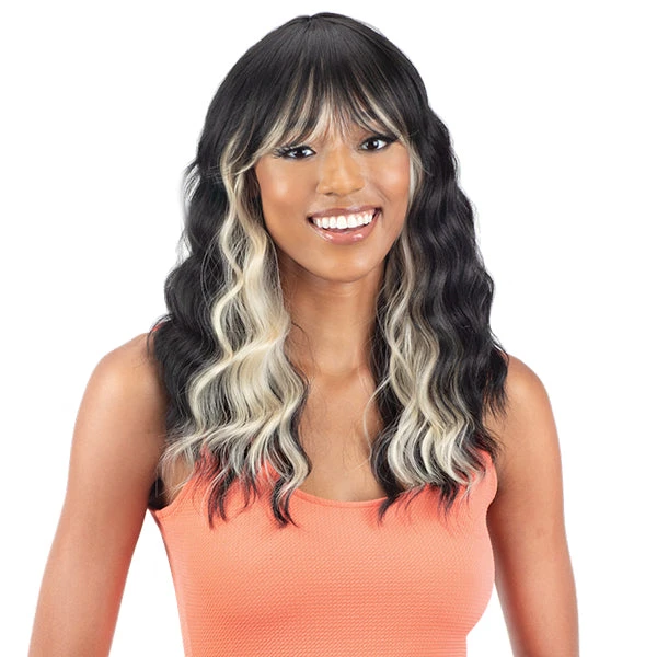 Mayde Beauty Human Hair Blend Mocha Wig - HONEY 9 Mayde Beauty Human Hair Blend Mocha Wig - HONEY - Image 9