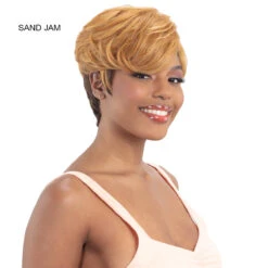 Mayde Beauty Human Hair Blend Mocha Wig - MARBLE -Wigs Online Shop mayde beauty human hair blend mocha wig marble 2