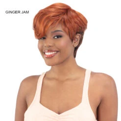 Mayde Beauty Human Hair Blend Mocha Wig - MARBLE -Wigs Online Shop mayde beauty human hair blend mocha wig marble 3