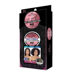 Mayde Beauty IT Girl 100% Human Hair Wet & Wavy HD Lace Front Wig - WW BOHEMIAN 12 -Wigs Online Shop mayde beauty it girl human hair wet wavy hd lace wig bohemian 12 2