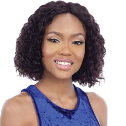 Mayde Beauty Lace And Lace 100% Human Hair Lace Front Wig - DEEP WAVE
