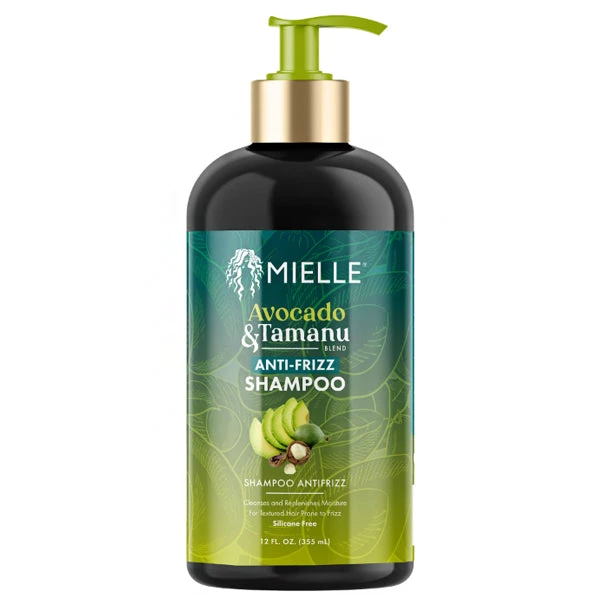 Mielle Avocado & Tamanu Anti-Frizz Shampoo 12oz 1 Mielle Avocado & Tamanu Anti-Frizz Shampoo 12oz
