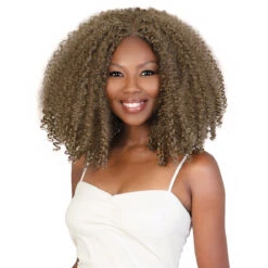 Motown Tress Glam Airy Synthetic Hair Wig - WHC AFRO4C